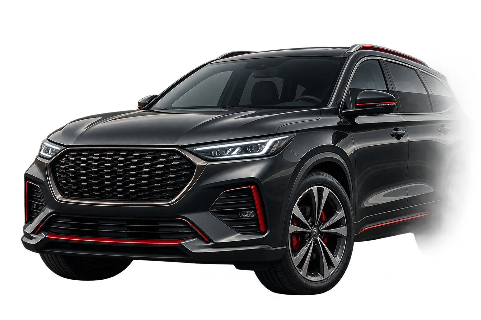 Black executive car available for lease