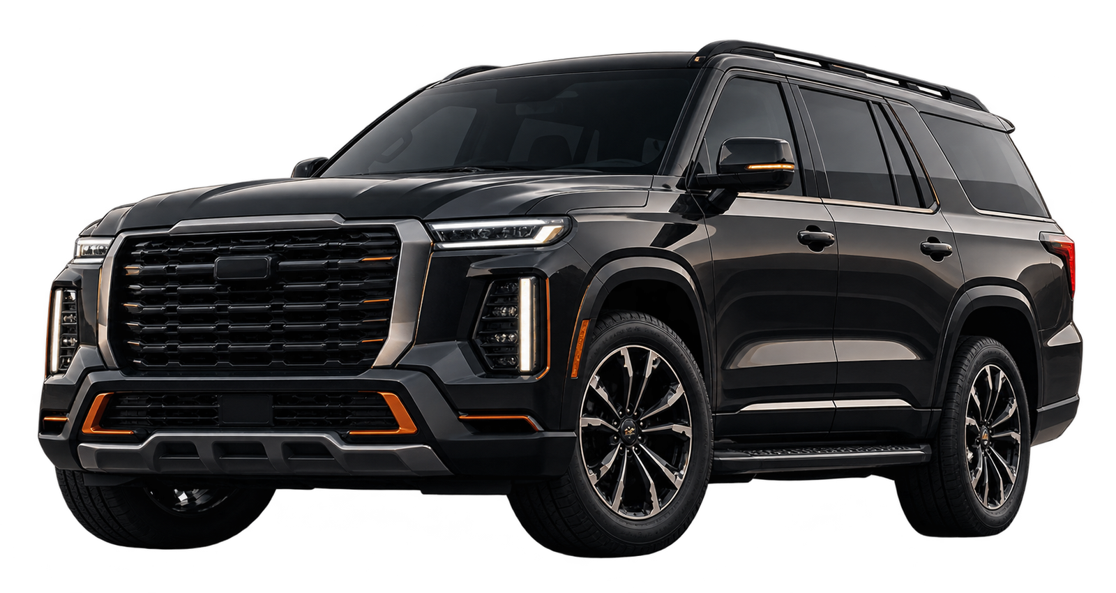 Black executive SUV available for lease